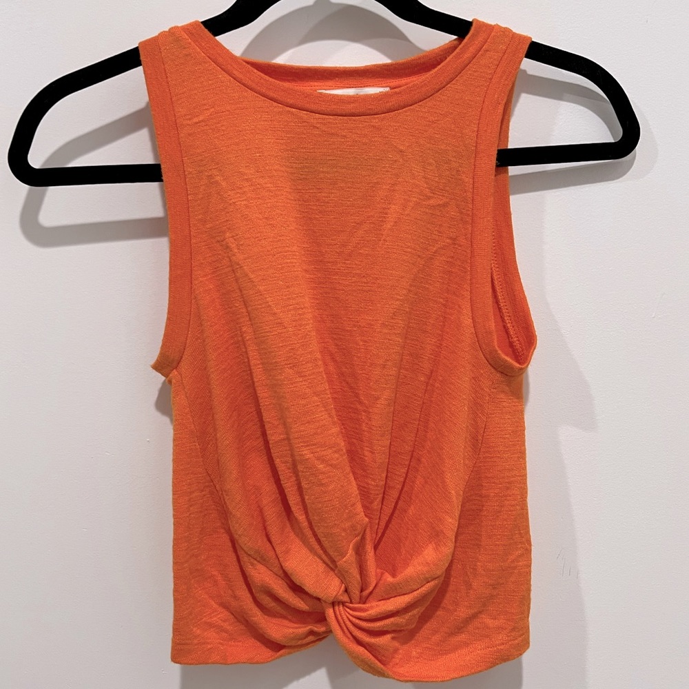 Aritzia Wilfred free crop top cotton sleeveless size xs
